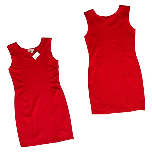 Red Shift Dress (Size: Large) - Picture 1 of 2